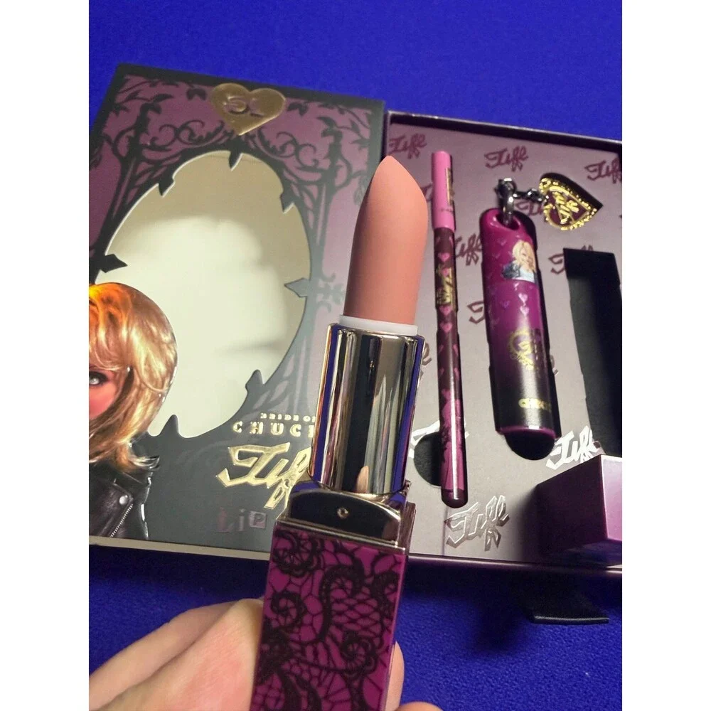 Glamlite x Bride Of Chucky Tiff Limited Edition Lip Kit 3 Piece Set